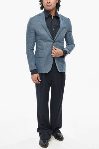 Cotton-Blend Unlined Blazer GATE with Flap Pockets
