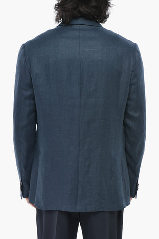 Ungefütterter Blazer GATE aus reinem Leinen