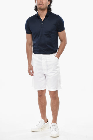 Lightweight Cotton Shorts OXFORD in Solid Color