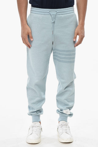 Lightweight Cotton Joggers with Branded Patch