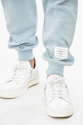 Lightweight Cotton Joggers with Branded Patch