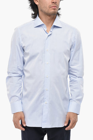Cotton Poplin Shirt EDUARDO With French Collar