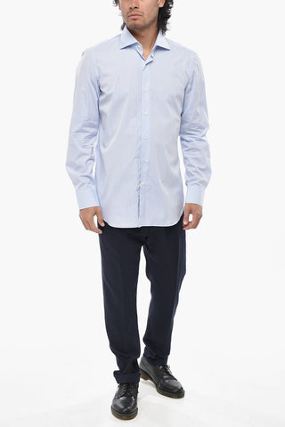 Cotton Poplin Shirt EDUARDO With French Collar