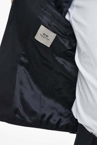 CC COLLECTION Giacca in Lana Vergine Due Spacchi Revers Classico