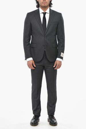 CC COLLECTION Virgin Wool Suit RIGHT Bird's Eye