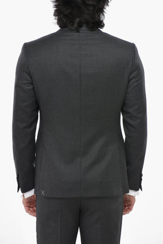 CC COLLECTION Virgin Wool Suit RIGHT Bird's Eye