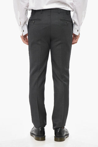 CC COLLECTION Virgin Wool Suit RIGHT Bird's Eye