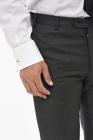 CC COLLECTION Virgin Wool Suit RIGHT Bird's Eye