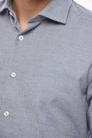 Shirt DONATELLO Districk Check With French Collar