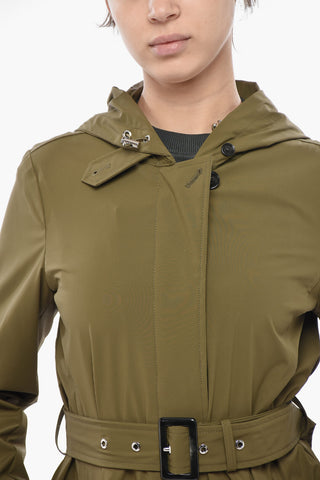 Parka  FAYETTE Leggero in Nylon Stretch con Cintura