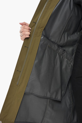 Parka  FAYETTE Leggero in Nylon Stretch con Cintura