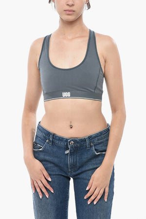Crop Top MISSY in Cotone con Elastico Logato