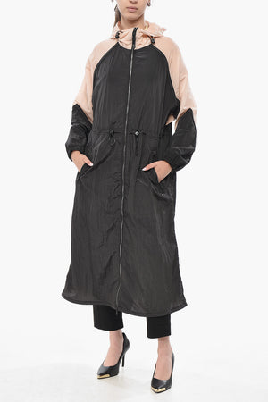 투톤 나일론 파카 MESHOPPEN 후드