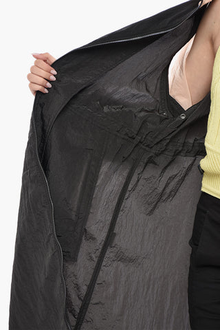 Two-Tone Nylon Parka MESHOPPEN With Hood