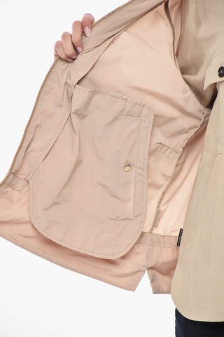 Lightweight Bomber With Gold Zip