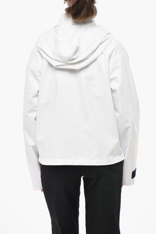 Nylon Stretch Jacket With Hood