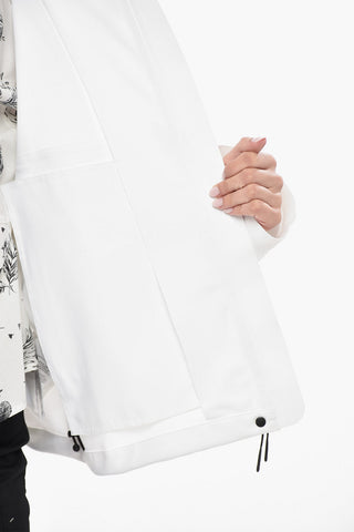 Nylon Stretch Jacket With Hood