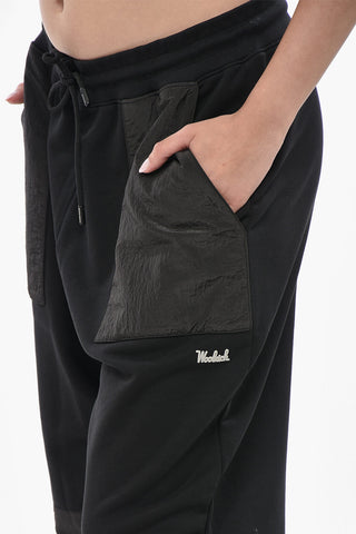 Jogginghose Aus Gebürsteter Baumwolle Mit Nylon-Details