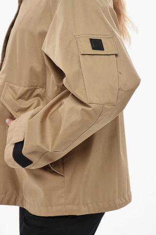 Solid-Color Jacket LILY with Removable Hood