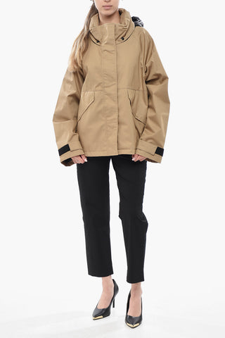 Solid-Color Jacket LILY with Removable Hood