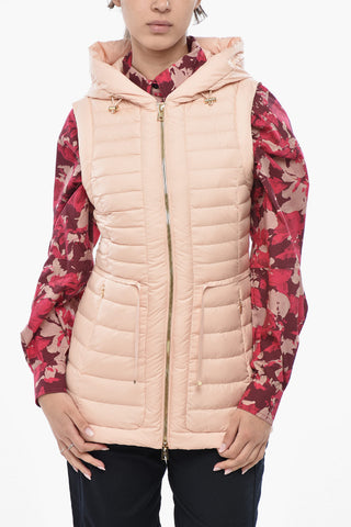 Quilted Down Jacket HIBISCUS Sleeveless