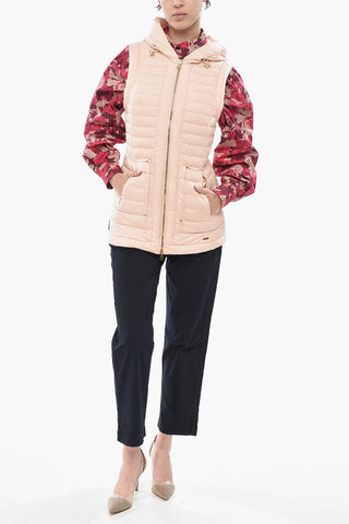 Quilted Down Jacket HIBISCUS Sleeveless