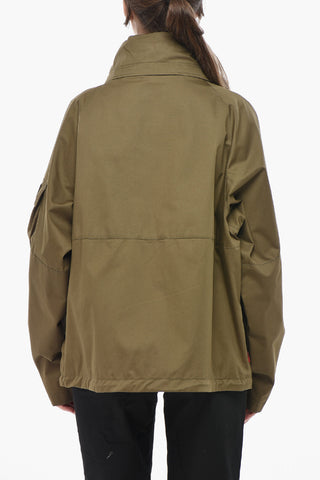 Cotton Jacket LILY with Hidden Placket and Hood