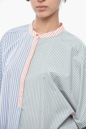 Striped Cotton Poplin Blouse
