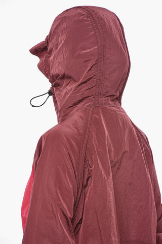 투톤 나일론 파카 MESHOPPEN 후드