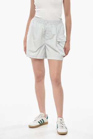 Nylon Shorts with Drawstring Waist