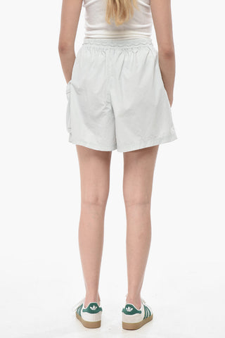 Shorts in Nylon con Coulisse in Vita