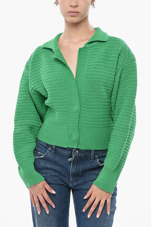 Cardigan Crop NOVA in Puro Cotone