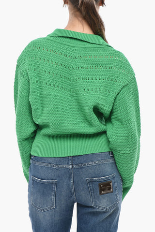 Cardigan Crop NOVA in Puro Cotone