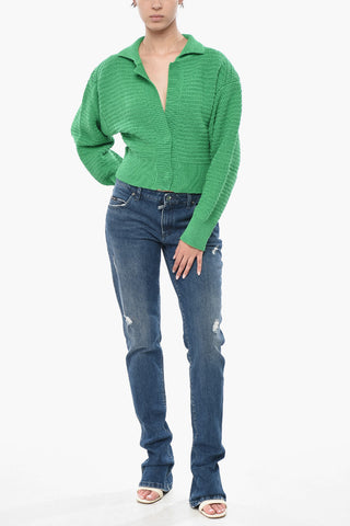 Cardigan Crop NOVA in Puro Cotone
