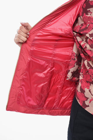 Gesteppte Jacke HIBISCUS mit goldenem Reißverschluss