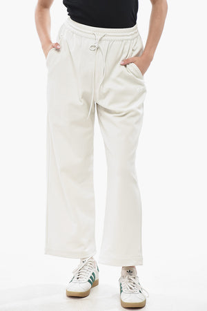 Cropped Fit Joggers With Ankle Drawstring