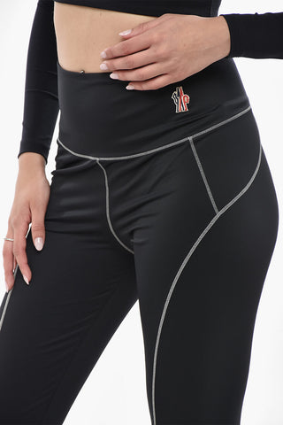 DAY-NAMIC Leggings aus Stretchstoff mit sichtbaren Nähten
