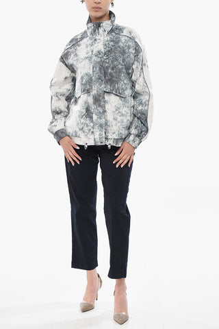 Jacke HAZLE aus Baumwollmischung mit Tie-Dye-Effekt