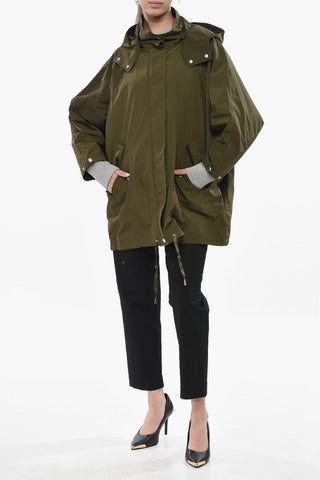 Solid-Color Jacket SUMMER With Removable Hood