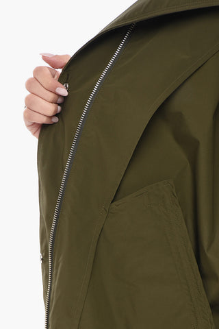 Solid-Color Jacket SUMMER With Removable Hood