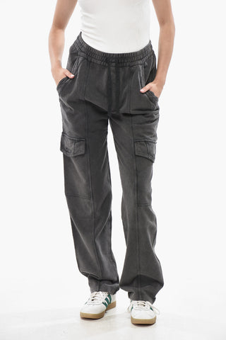 ETOILE Brushed-Cotton Cargo Joggers PEORANA