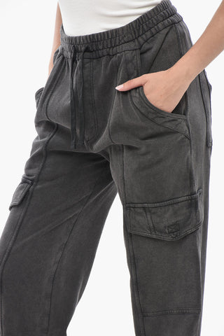ETOILE Brushed-Cotton Cargo Joggers PEORANA