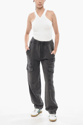 ETOILE Brushed-Cotton Cargo Joggers PEORANA