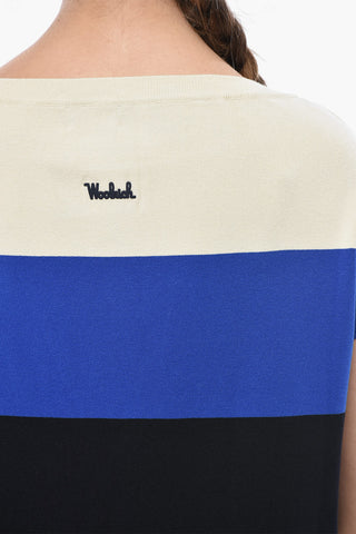 Vestito Svasato FLUID Color Block Senza Maniche