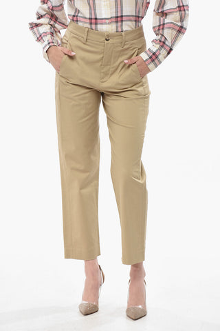 Baumwoll-Chinos Mit Regulärer Taille