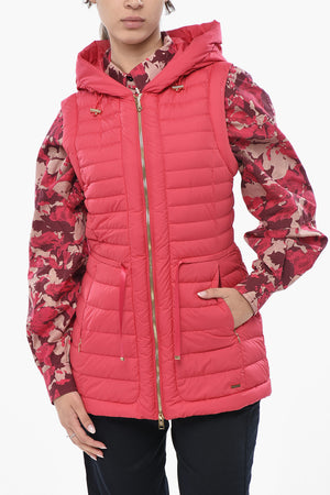 Quilted Down Jacket HIBISCUS Sleeveless