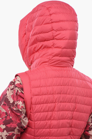 Quilted Down Jacket HIBISCUS Sleeveless