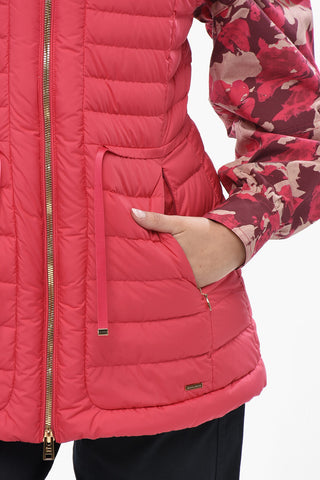Gesteppte Daunenjacke HIBISCUS Ärmellos
