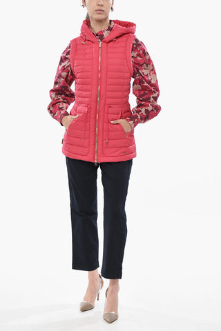 Gesteppte Daunenjacke HIBISCUS Ärmellos