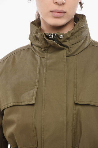 Utility-Jacke HAVICE aus Baumwolle mit Gürtel